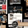Craft Coffee Shop Cafe Restaurant WordPress 2.1破解版主题