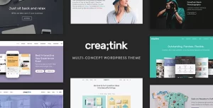 Creatink Multi-Concept Responsive WordPress Theme 1.0.7 GPL Theme
