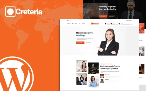 Creteria Modern Digital Agency WordPress Theme 1.0.0 GPL Theme