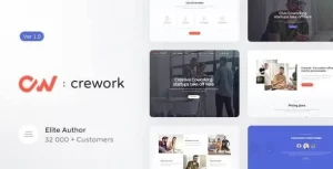 Crework | Coworking and Creative Space WordPress Theme 1.1.4 GPL Theme