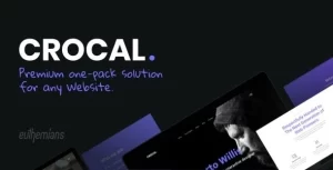 Crocal Responsive Multi-Purpose WordPress Theme 2.0.9 GPL Theme