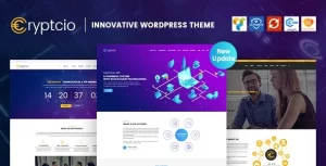 Cryptcio Innovative WordPress Theme 1.6.3 GPL Theme