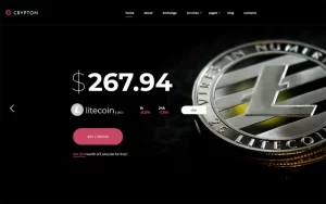 Crypton Crypto Token Exchange WordPress Theme 1.0.0 GPL Theme