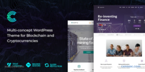 Cryptonite  – Blockchain and Cryptocurrencies WordPress Theme 1.1.5.1 GPL Theme