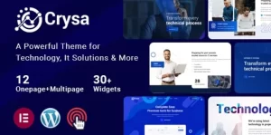Crysa IT Solutions WordPress 1.0.4 GPL Theme