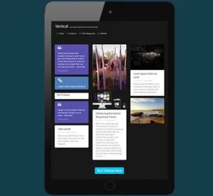 CyberChimps Vertical WordPress Theme 1.2 GPL Theme