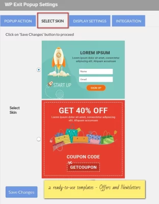 CyberChimps WP Exit Popup Plugin WordPress Plugin 2.3 GPL Plugins