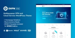 DVPN | Multipurpose VPN WordPress Theme 1.6 GPL Theme