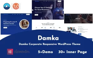 Damka Corporate Responsive WordPress Theme 1.0.0 GPL Theme