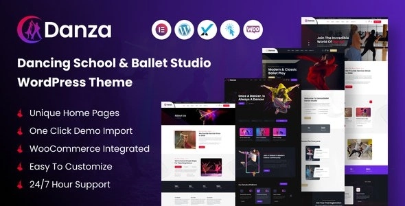 Danza – Dancing School and Ballet Studio WordPress Theme 1.0.0 GPL Theme 1 Danza – Dancing School and Ballet Studio WordPress Theme 1.0.0 GPL Theme