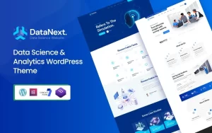 Datanext Data Science Analytics WordPress Theme 1.0.0 GPL Theme