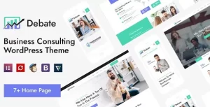 Debate Business Consulting WordPress Theme 1.2 GPL Theme
