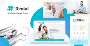 Dental Clinic Dentist WordPress Theme 3.2 GPL Theme