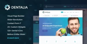 Dentalia Dentist Medical WordPress Theme 2.2 GPL Theme