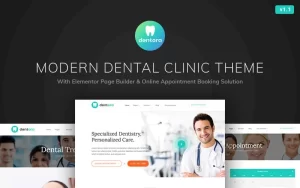 Dentora Dental Clinic WordPress Elementor Theme WordPress Theme 1.3 GPL Theme