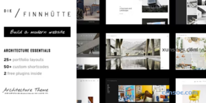 Die Finnhütte Modern Architecture and Interior Design Theme 1.8 GPL Theme