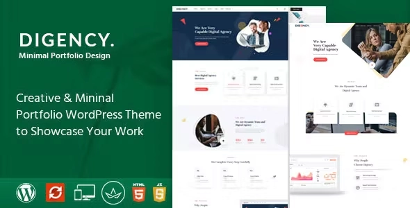 Digency Multi-Purpose Portfolio WordPress Theme 2.0 GPL Theme 1 Digency Multi-Purpose Portfolio WordPress Theme 2.0 GPL Theme