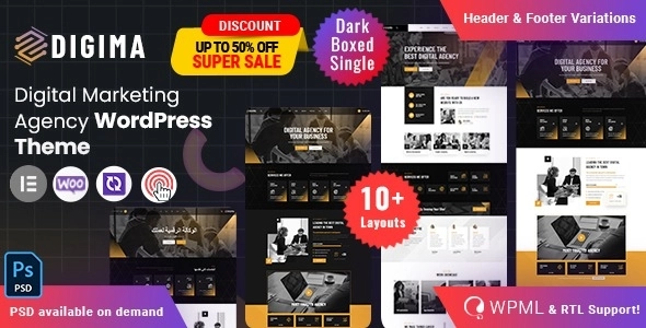 Digima Creative Digital Agency 1.4 GPL Theme 1 Digima Creative Digital Agency 1.4 GPL Theme