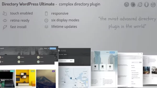 Directory ultimate PRO WordPress Table, Grid 1.00 GPL Plugins