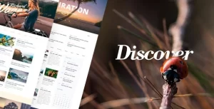 Discover Travel Lifestyle MultiConcept Blog Theme 1.0.0 GPL Theme