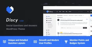 Discy Social Questions and Answers WP Theme 5.6.0 GPL Theme