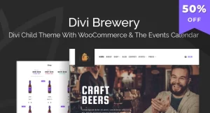 Divi Brewery 1.0.2 GPL Theme