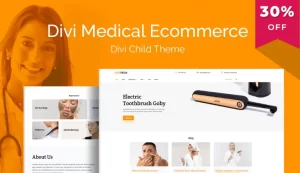 Divi Medical Ecommerce 1.0.5 GPL Theme