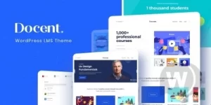 Docent Pro WordPress LMS Theme for Single Instructor 1.2.1 GPL Theme