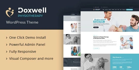Doxwell : Physical Therapy WordPress Theme 2.3 GPL Theme 1 Doxwell : Physical Therapy WordPress Theme 2.3 GPL Theme