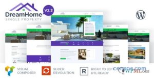 DreamHome Single Property WordPress Theme 3.1 GPL Theme