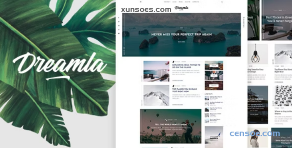 Dreamla Clean WordPress Blog 1.6 GPL Theme