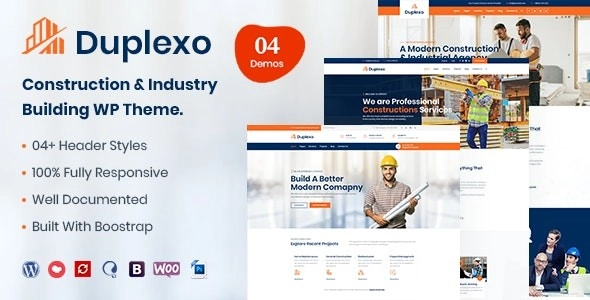 Duplexo – Construction Renovation WordPress Theme 5.1 GPL Theme 1 Duplexo – Construction Renovation WordPress Theme 5.1 GPL Theme