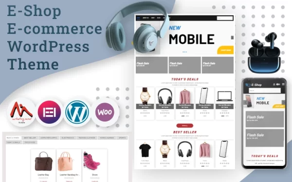 E-Shop E-commerce WordPress Theme 1.0.0 GPL Theme