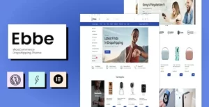 Ebbe  – WooCommerce Dropshipping Theme 1.2 GPL Theme