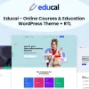 Educal Online Courses Education WordPress Theme RTL 1.2.7破解版主题