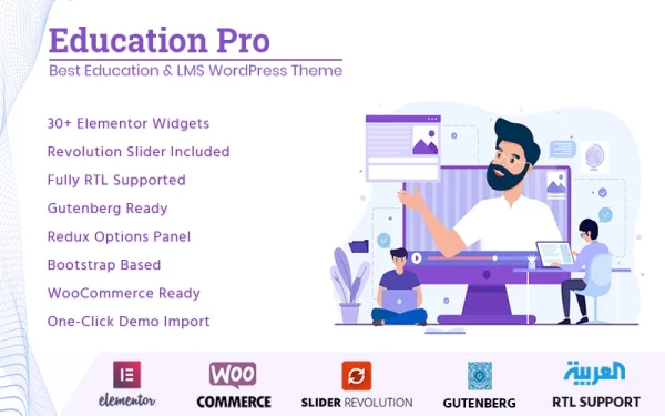 Education Pro Best Education and LMS WordPress Theme 2.2.3.1 GPL Theme