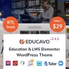 Educavo Online Courses Education WordPress Theme 3.1.4 GPL Theme 3 Educavo Online Courses Education WordPress Theme 3.1.4破解版主题