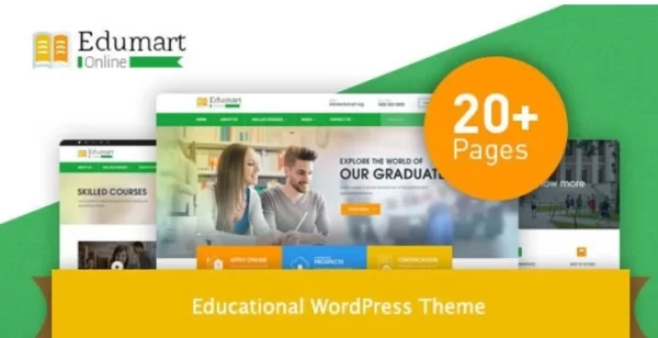 Edumart – Education WordPress Theme 1.0.0 GPL Theme
