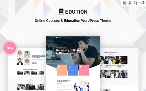 Edution Online Courses Education Responsive WordPress Theme 1.0.0 GPL Theme
