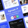 Egrowit Digital Marketing Consultant WordPress Elementor Theme WordPress Theme 1.0.1破解版主题