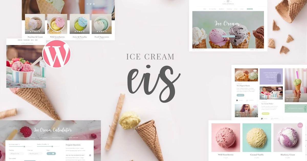 Eis Ice Cream Shop WordPress Theme 1.2 GPL Theme 1 Eis Ice Cream Shop WordPress Theme 1.2 GPL Theme
