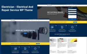Electrician Electrical Service WordPress 1.0 GPL Theme
