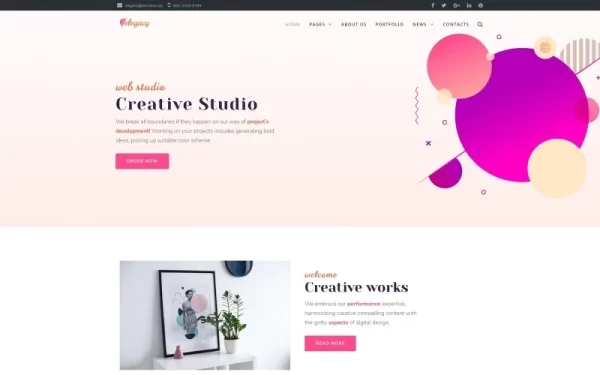 Elegacy Creative WordPress Elementor Theme WordPress Theme 1.2.0 GPL Theme