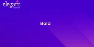 Elegant Themes Bold 6.5.13 GPL Theme