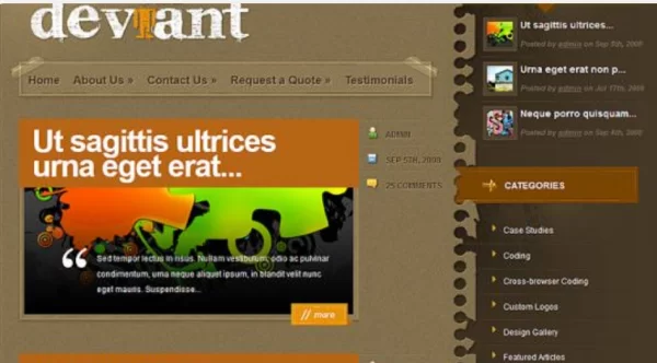 Elegant Themes Deviant WordPress Theme 4.5.13 GPL Theme