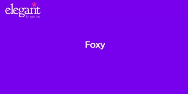 Elegant Themes Foxy 2.2.19 GPL Theme