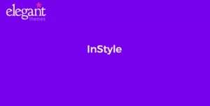 Elegant Themes InStyle 4.0.14 GPL Theme
