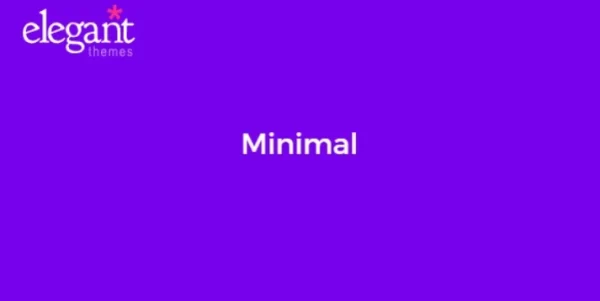 Elegant Themes Minimal 5.0.13 GPL Theme
