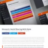 Elegant Themes Monarch Social Media Sharing 1.4.10 GPL Theme 3 Elegant Themes Monarch Social Media Sharing 1.4.10破解版主题