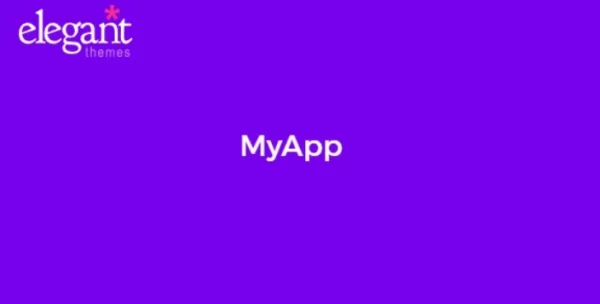 Elegant Themes MyApp 4.4.13 GPL Theme